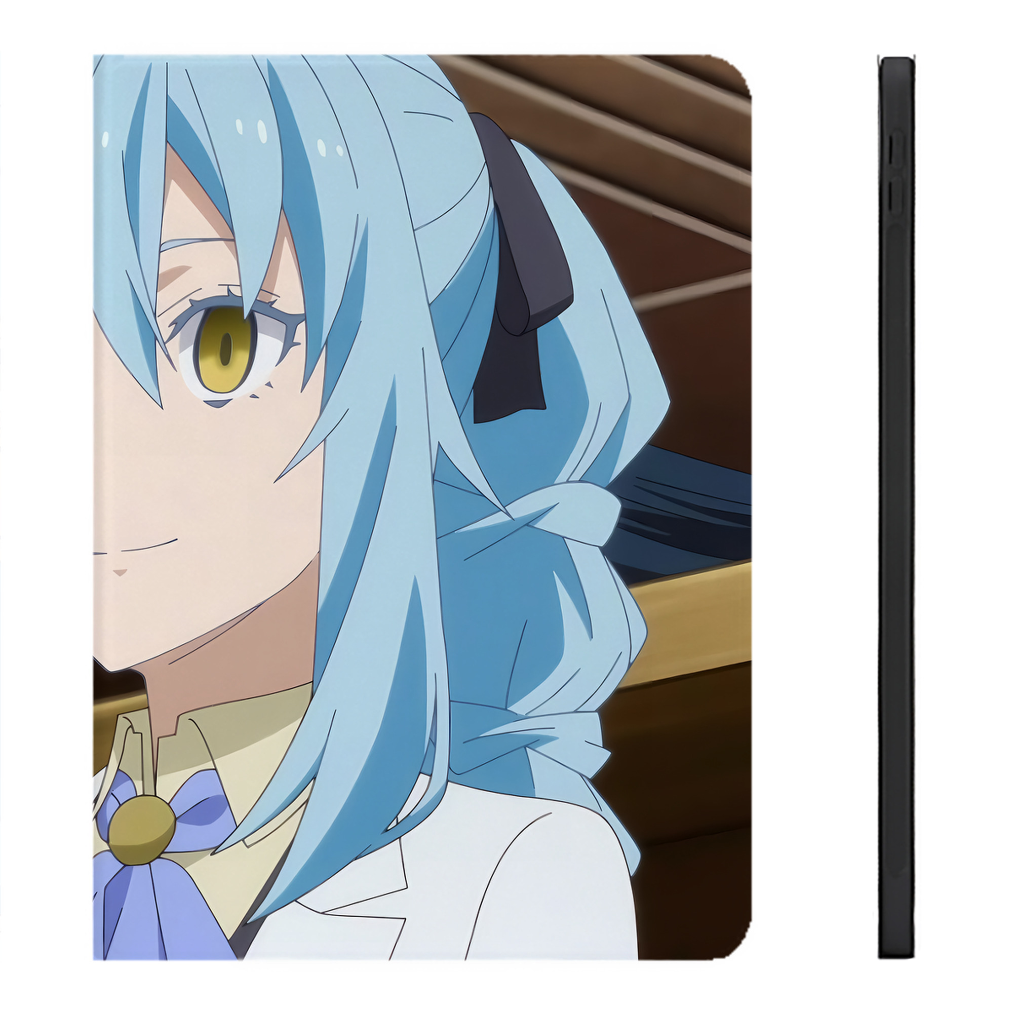 （画像用） 転スラ Regarding Reincarnated to Slime IPadケース ペンホルダー付き ブックスタイルデザイン